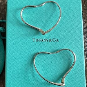 Tiffany & Co Elsa Peretti big Heart earrings